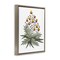 Stupell Industries Yellow Leafy Wild Flowers Floating Frame, design by Cecilia Battaini